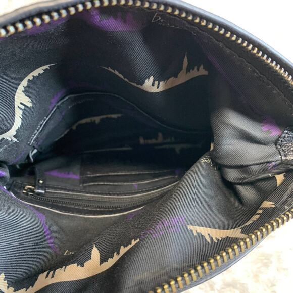 Botkier Leather Crossbody Bag Mixed Metal Black Pebbled - Picture 7 of 8